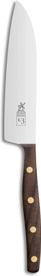 Robert Herder K3 Koksmes - RVS - Recht - Lemmet 12.5 cm - Heft Walnotenhout