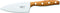 Robert Herder K4 Koksmes - RVS - Middelpunt - Lemmet 13 cm - Heft Abrikooshout