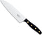 Robert Herder K5 Koksmes XL - RVS - Licht Gebogen - Lemmet 18 cm - Heft POM Zwart