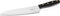 Robert Herder K5 Koksmes XL - RVS - Licht Gebogen - Lemmet 18 cm - Heft POM Zwart