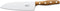 Robert Herder K5 Koksmes XL - RVS - Licht Gebogen - Lemmet 18 cm - Heft Abrikooshout