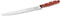 Robert Herder K6 Vlees - fileermes - 23 cm - Carbon pruimen