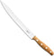 Robert Herder K6 Vleesmes / Fileermes - RVS - Spits - Lemmet 23 cm - Heft Abrikooshout