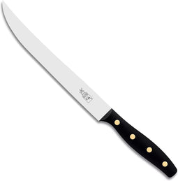 Robert Herder K6R Vleesmes - RVS - Lemmet 20 cm - Heft POM Zwart - Geschenkverpakking