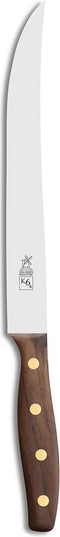 Robert Herder K6R Vleesmes - RVS - Lemmet 20 cm - Heft Walnotenhout - Geschenkverpakking