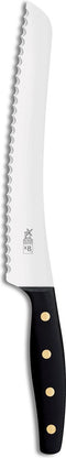 Robert Herder KB2 Broodmes - RVS - Gekarteld - Lemmet 22.5 cm - Heft POM