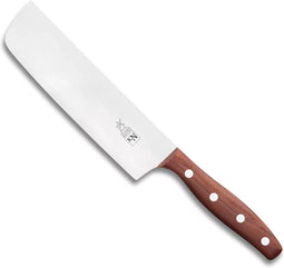 Robert Herder KN Nakiri - Groentemes - 60HRC RVS - Lemmet 18 cm - Heft Pruimenhout