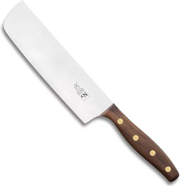 Robert Herder KN Nakiri - Groentemes - 60HRC RVS - Lemmet 18 cm - Heft Walnotenhout