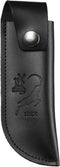 Robert Herder Lederen Schede met Riembevestinging tbv IBEX 120 mm - Zwart