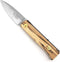Robert Herder Lierenaar - Steakmes Zakmes - RVS - Lemmet 9 cm - Heft IJsbeukenhout