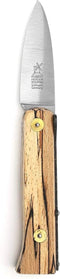 Robert Herder Lierenaar - Steakmes Zakmes - RVS - Lemmet 9 cm - Heft IJsbeukenhout