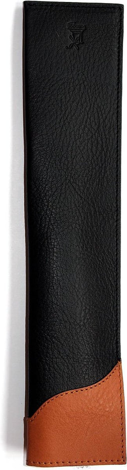 Robert Herder Mesbeschermer - Lederen Etui - Zwart Leer - 25 x 5.5 x 0.5 cm