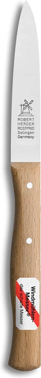 Robert Herder Molenmes - Officemes - RVS - Middenspits - Lemmet 85 mm - Heft Beukenhout