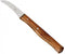Robert Herder Molenmes - Schilmesje - Tourneermesje - RVS - Krom - Lemmet 60 mm - Heft Kersenhout