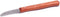 Robert Herder Molenmes - Schilmesje - Tourneermesje - RVS - Krom - Lemmet 60 mm - Heft Kersenhout