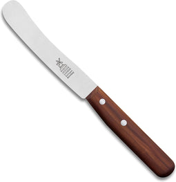 Robert Herder Ontbijtmes - Buckels - Carbonstaal - Lemmet 118 mm - Heft Pruimenhout
