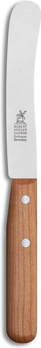 Robert Herder Ontbijtmes - Buckels - Carbonstaal - Lemmet 118 mm - Heft Kersenhout
