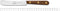 Robert Herder Ontbijtmes - Buckels - RVS - Fehrekampf - Lemmet 118 mm - Heft Palissander Hout