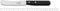 Robert Herder Ontbijtmes - Buckels - RVS - Gekarteld - Lemmet 118 mm - Heft POM Zwart