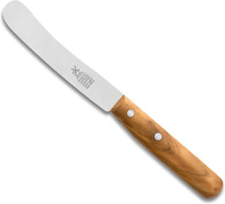 Robert Herder Ontbijtmes - Buckels - RVS - Lemmet 118 mm - Heft Abrikozenhout