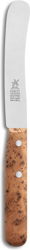 Robert Herder Ontbijtmes - Buckels - RVS - Lemmet 118 mm - Heft Jeneverbes Hout