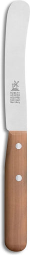 Robert Herder Ontbijtmes - Buckels - RVS - Lemmet 118 mm - Heft Perenhout