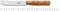 Robert Herder Ontbijtmes - Buckels - RVS - Lemmet 118 mm - Heft Abrikozenhout