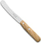 Robert Herder Ontbijtmes - Mini Buckels - RVS - Lemmet 100 mm - Heft Olijfhout