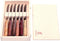Robert Herder Ontbijtmessenset - Buckels - RVS - Lemmet 118 mm - 6 Houtsoorten