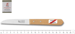 Robert Herder Robert Herder Klassiker Benelux - Set Met Roestgum - Aardappelmes - Schilmes - 8.5 cm *Niet Roestvrij - Duurzaam Fsc Beuken Heft -