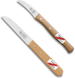 Robert Herder Robert Herder Set Schilmessen - Klassiker Benelux Molenmes - 8.5 cm - Gebogen Vogelsnavel - 5.5 cm - Niet Roestvrij - Duurzaam Fsc Roodbeuken Heft