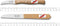 Robert Herder Robert Herder Set Schilmessen - Klassiker Benelux Molenmes - 8.5 cm - Gebogen Vogelsnavel - 5.5 cm - Niet Roestvrij - Duurzaam Fsc Roodbeuken Heft