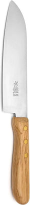 Robert Herder Santoku Koksmes - RVS - Lemmet 16.5 cm - Heft Eikenhout