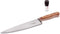 Robert Herder Serie 1922 - Koksmes - Carbonstaal - Middenspits - Lemmet 23 cm - Heft Walnotenhout