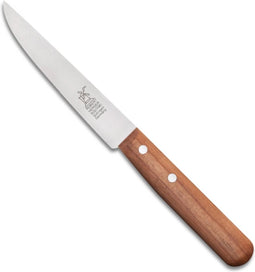 Robert Herder Steakmes - Buckels - RVS - Fijne Kartel - Lemmet 11 cm - Heft Kersenhout