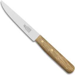 Robert Herder Steakmes - Buckels - RVS - Fijne Kartel - Lemmet 11 cm - Heft Eikenhout