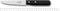 Robert Herder Steakmes - Buckels - RVS - Glad - Lemmet 11 cm - Heft POM Zwart