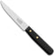 Robert Herder Steakmes - Buckels - RVS - Glad - Lemmet 11 cm - Heft POM Zwart