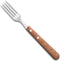 Robert Herder Tafelvork - Buckels - RVS - Lemmet 20 cm - Heft Kersenhout