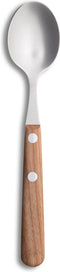 Robert Herder Theelepel - Buckels - RVS - Lemmet 15 cm - Heft Kersenhout