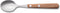 Robert Herder Theelepel - Buckels - RVS - Lemmet 15 cm - Heft Kersenhout