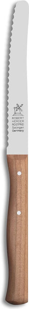 Robert Herder Tomatenmes - RVS - Rondspits - Lemmet 11 cm - Heft Kersenhout