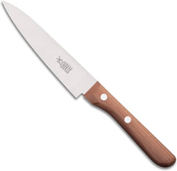 Robert Herder Universeelmes - Petty Omnivore - Carbonstaal - Middenspits - Lemmet 13 cm - Heft Kersenhout