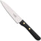Robert Herder Universeelmes - Petty Omnivore - RVS - Middenspits - Lemmet 13 cm - Heft POM Zwart