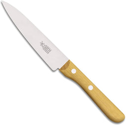 Robert Herder Universeelmes - Petty Omnivore - RVS - Middenspits - Lemmet 13 cm - Heft Robinia Hout