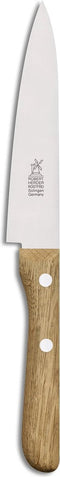 Robert Herder Universeelmes - Petty Omnivore - RVS - Middenspits - Lemmet 13 cm - Heft Eikenhout