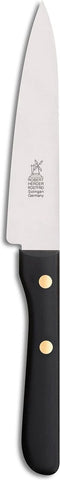 Robert Herder Universeelmes - Petty Omnivore - RVS - Middenspits - Lemmet 13 cm - Heft POM Zwart
