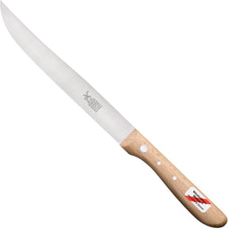 Robert Herder Universeelmes - Rückenspitz - RVS - Lemmet 18 cm - Heft Beukenhout