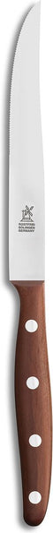 Robert Herder Windmühle Steakmes - RVS - Fijne Kartel - Lemmet 12.5 cm - Heft Pruimenhout