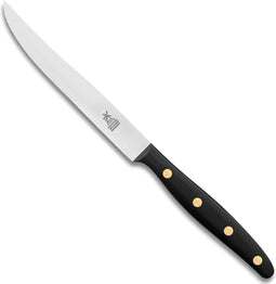 Robert Herder Windmühle Steakmes - RVS - Glad - Lemmet 12.5 cm - Heft POM Zwart